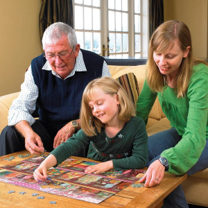 cobble hill family pieces puzzelen met familie
