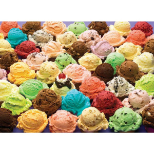 Cobble Hill Ice Cream puzzel 1000 stukjes met kleurrijke bollen ijs