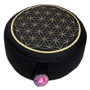 meditatiekussen-zwart-kussen-opdruk-flower-of-life-goudkleurig-8040