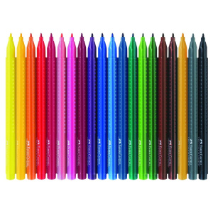 overzicht_van_20_faber-castell_grip_colour_viltstiften