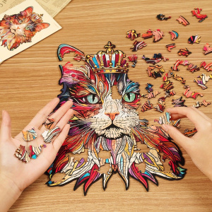 robotime-rowood-houten-legpuzzel-cat-king_3