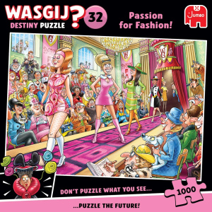 voorkant_van_wasgij_destiny_32_met_modeshow_uit_de_jaren_zestig