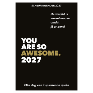 You are so awesome scheurkalender 2027